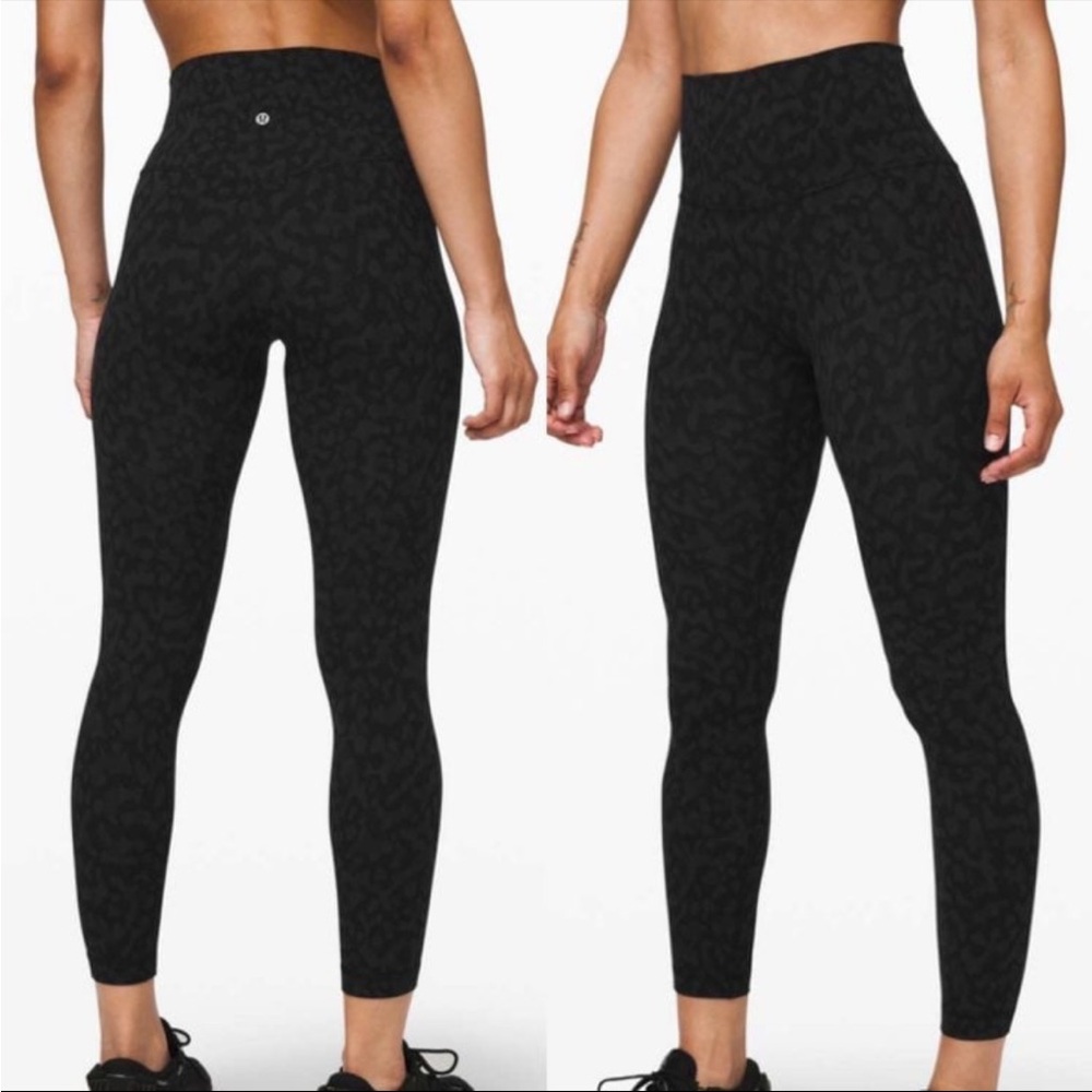 Lululemon camo high rise align leggings